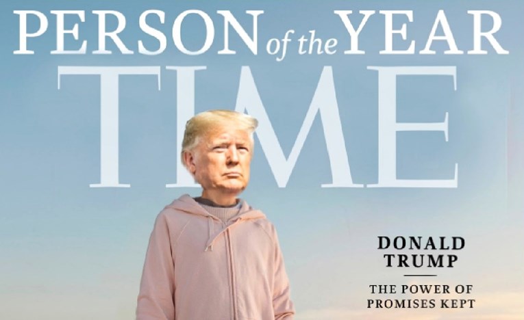 Trumpov stožer fotomontirao njegovu glavu na Gretino tijelo na naslovnici Timea