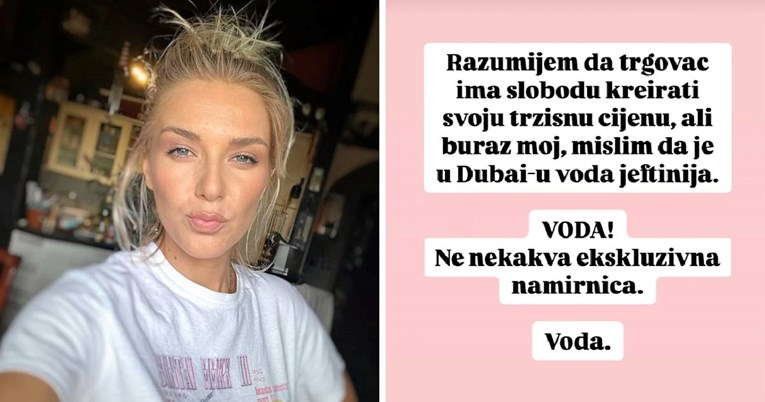 Zsa Zsa se požalila: Platila sam bocu vode 3 eura. Buraz, u Dubaiju je jeftinija