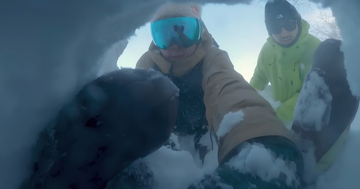 VIDEO Olimpijku zatrpao odron snijega. Snimila je trenutak svog spašavanja