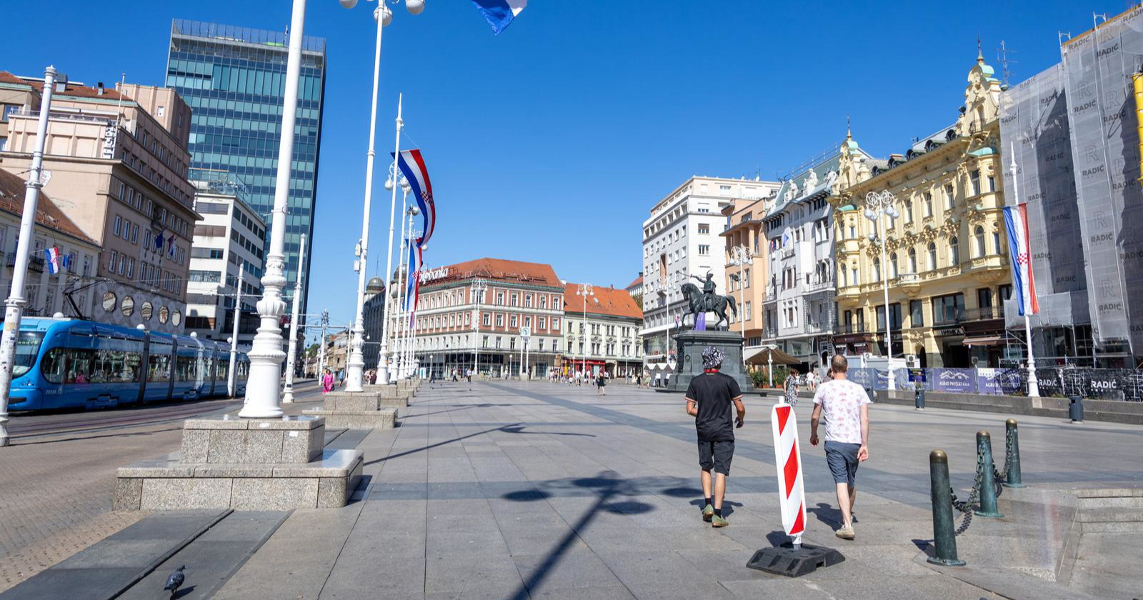 FOTO Ovakav centar Zagreba rijetko viđamo. Grad je danas bio gotovo prazan