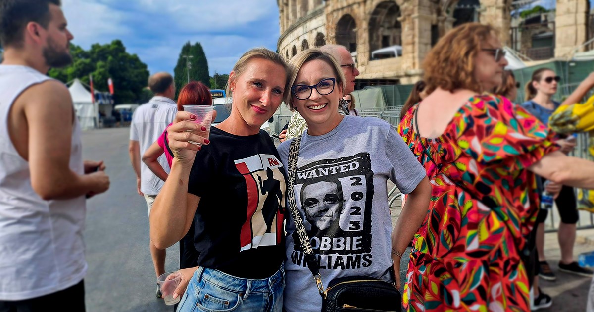 VIDEO Tisuće ljudi čekaju ispred pulske Arene, ekipa je došla iz čitavog svijeta