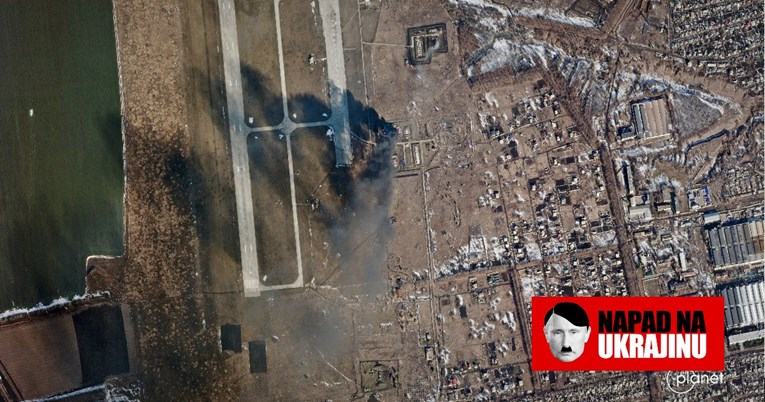 Objavljena satelitska snimka napada na zračnu bazu kod Harkiva