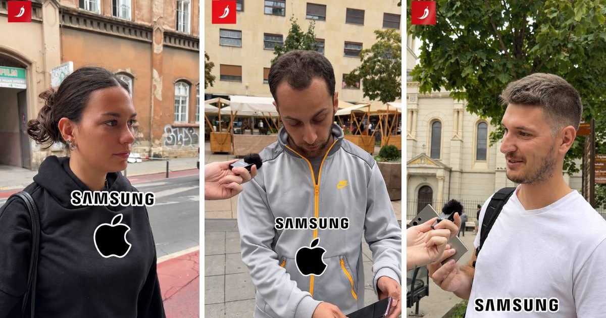 Pitali smo prolaznike jesu li tim iPhone ili Samsung. Odgovor je bio jasan i glasan