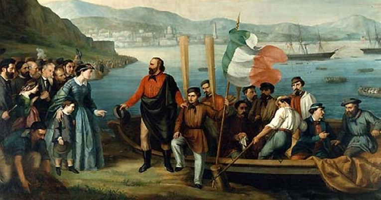 Razjedinjena Italija bila je pod utjecajem raznih sila. Ovaj je pohod sve promijenio