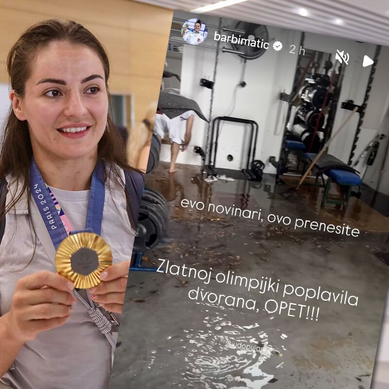 Poplava u dvorani Barbare Matić: "Novinari, ovo prenesite"