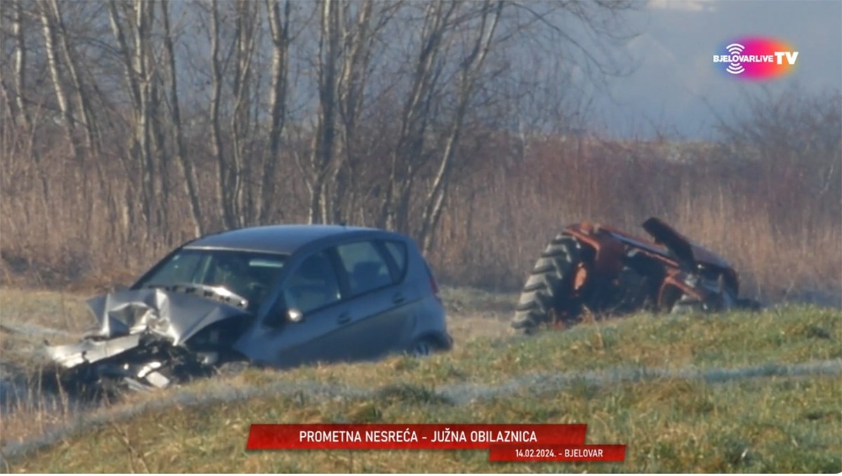 Na bjelovarskoj obilaznici poginuo traktorist