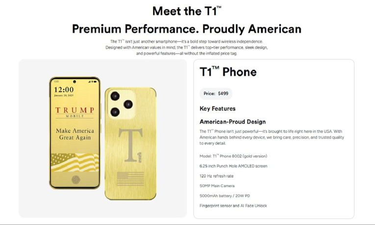 Trumpov sin htio prodavati zlatni mobitel. Čini se da mu je posao propao