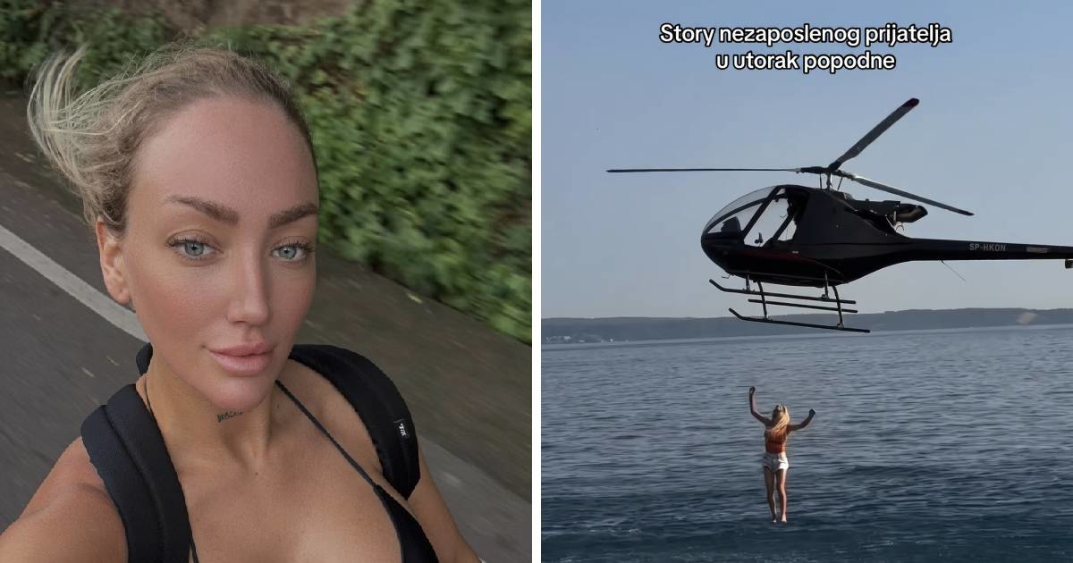 VIDEO Pogledajte kako je splitska influencerica stigla na plažu