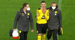 Uplakana zvijezda Borussije Dortmund u drugoj minuti utakmice odjurila je s terena