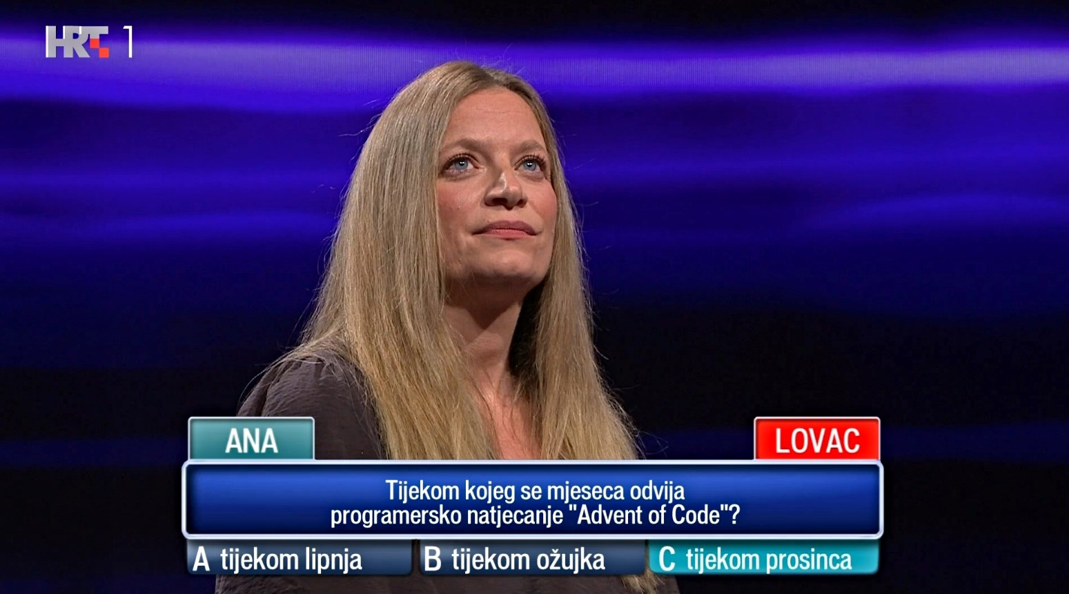 Nekadašnja omiljena TV voditeljica natjecala se u Potjeri