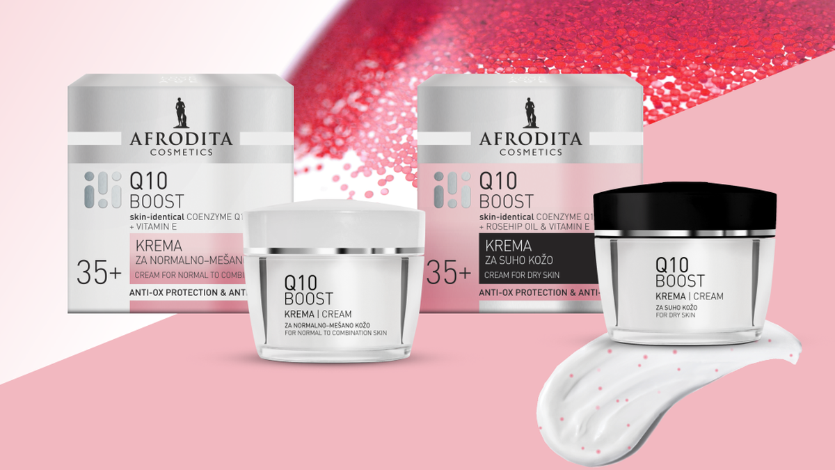 Afroditina nova anti-age njega za lice Q10 BOOST