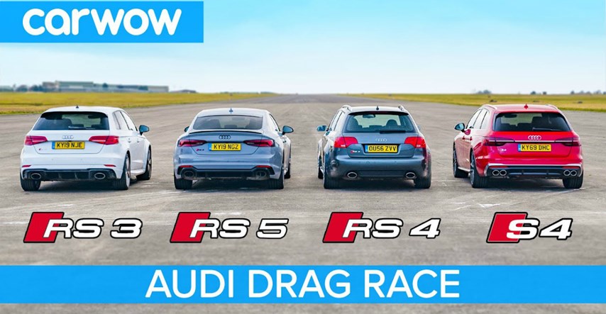 VIDEO Najatraktivniji Audijevi modeli u utrci, može li dizelaš protiv RS4?