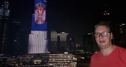VIDEO Burj Khalifu obasjale boje srpske zastave u čast Vučiću i Srbiji
