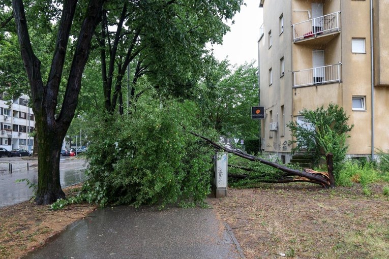 Zagreb pogodila snažna oluja, vatrogasci imali više od 85 intervencija
