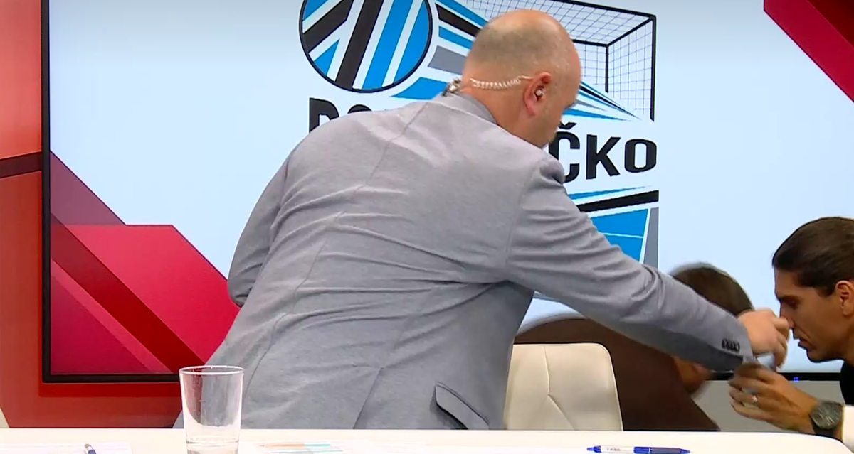 Slovenski sudac srušio se u emisiji koja je išla uživo