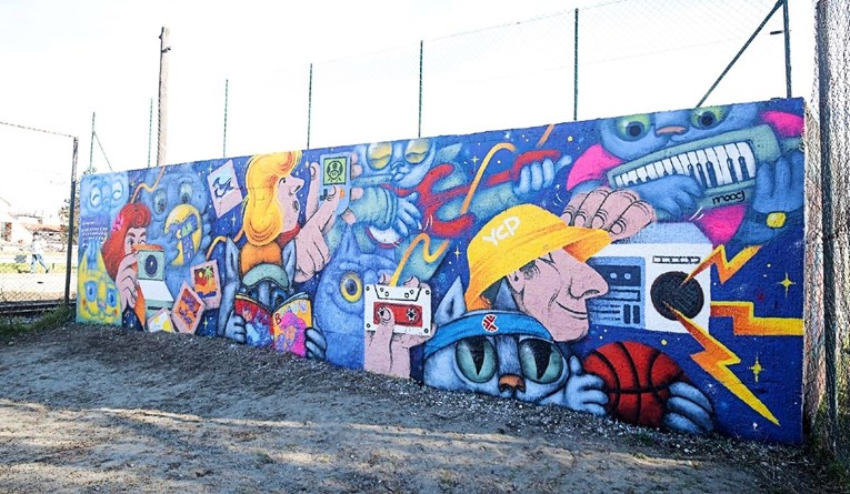 Nostalgični podsjetnik na 80-e: Novi mural na Kustošiji oduševio Zagrepčane