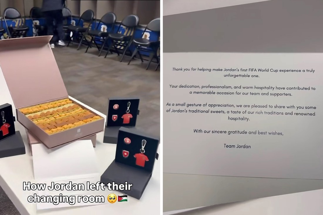 FIFA snimila svlačionicu nakon odlaska Jordanaca, prizor je hit
