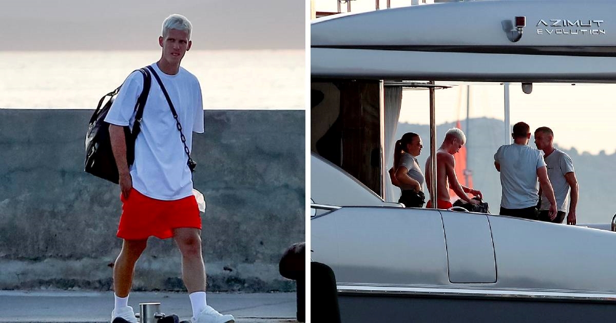Dani Olmo s djevojkom i prijateljima stigao u Zadar, odmaraju na luksuznoj jahti