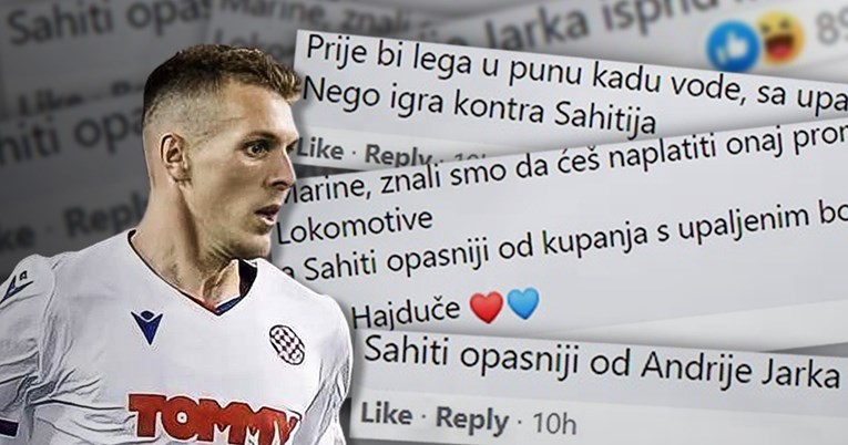 Sahiti oduševio Hajdukove navijače: "Opasniji je od Andrije Jarka ispred kuće"