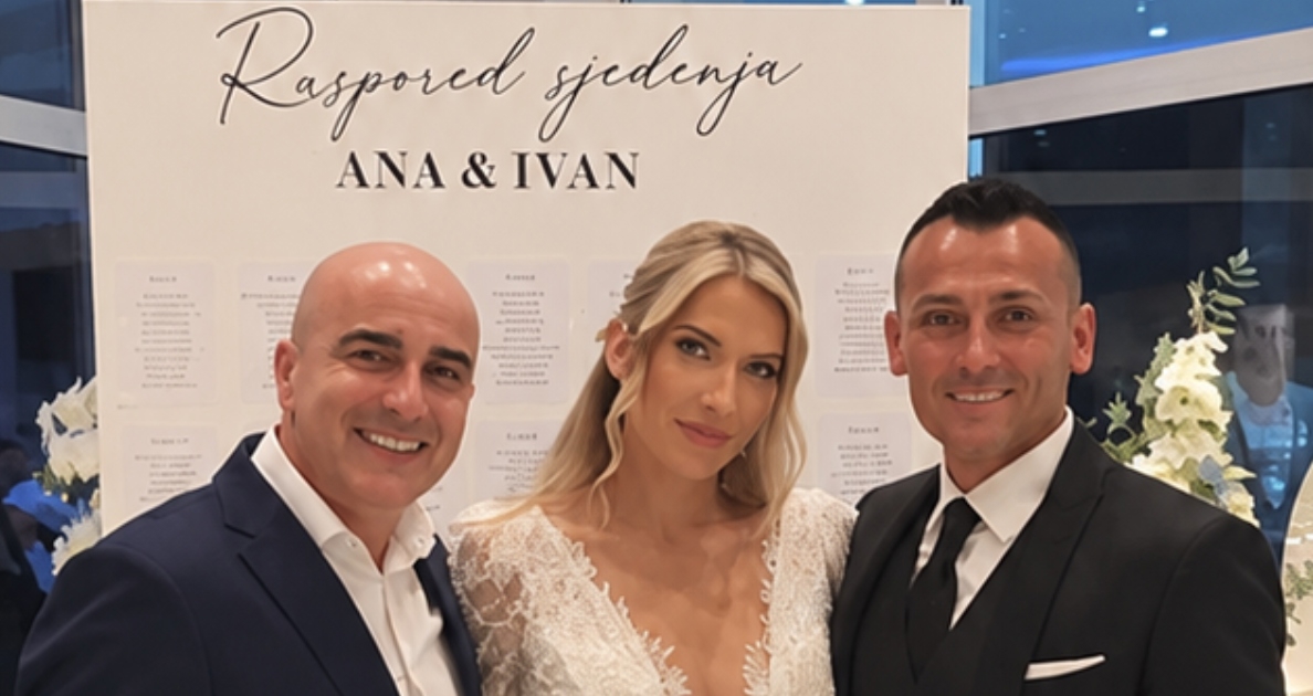 Oženio se najpoznatiji hrvatski nogometni sudac Ivan Bebek, barjaktar mu bio kolega