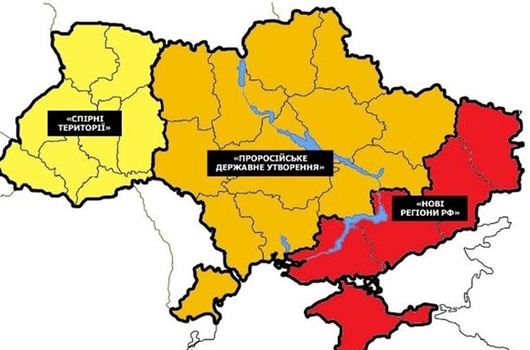 Procurio navodni plan Rusa da podijele Ukrajinu na tri dijela