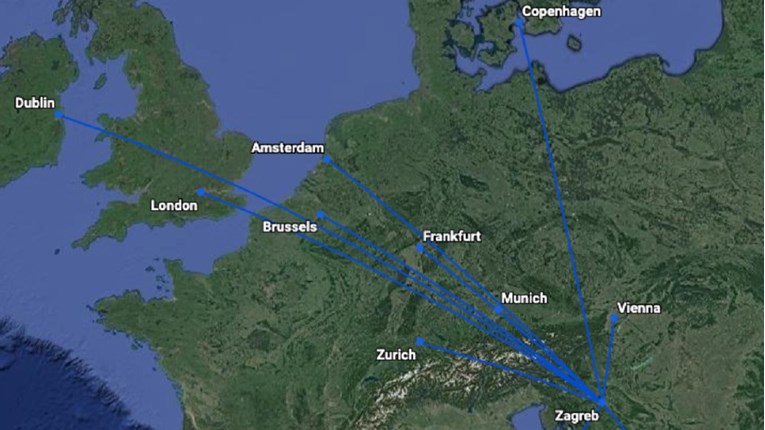 Croatia Airlines pokreće letove prema nizu europskih destinacija