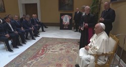 Papa Franjo blagoslovio Dalića i reprezentaciju u Vatikanu