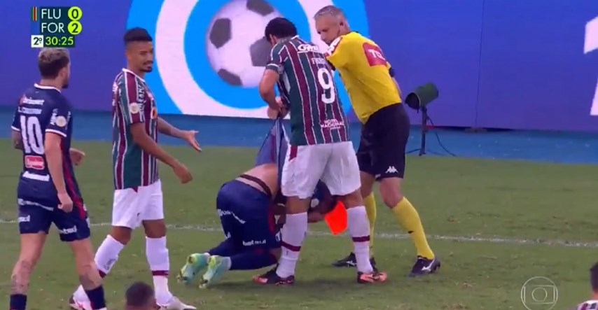 VIDEO Brazilac simulirao i valjao se po travnjaku, a onda je protivnik izgubio živce