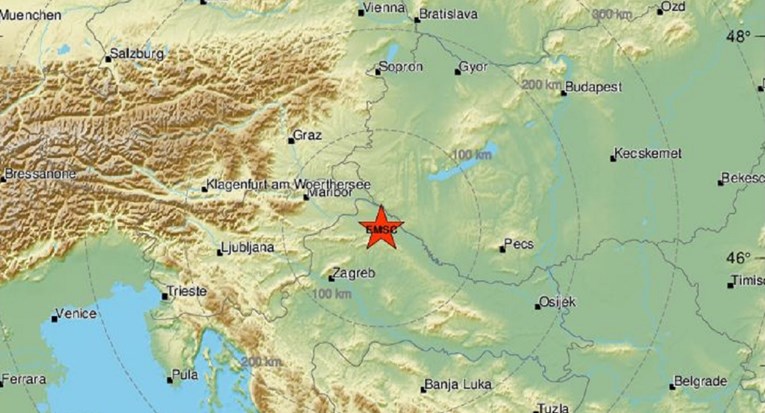 Potres kod Ludbrega magnitude 2.7