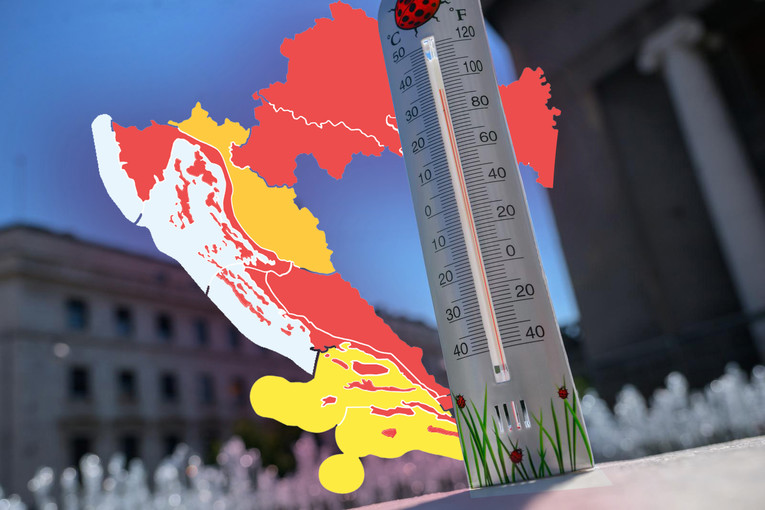 U Dubrovniku su cijelu noć bila 32 stupnja. Danas do 40, sutra nevrijeme