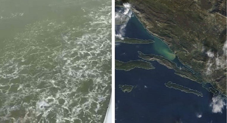 VIDEO More od Ploča do Makarske rivijere promijenilo boju. Ovo je slika iz svemira