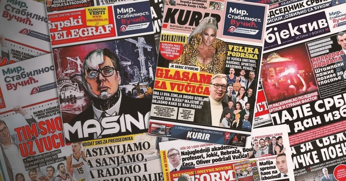 Ovako izgledaju Vučićevi mediji pred izbore