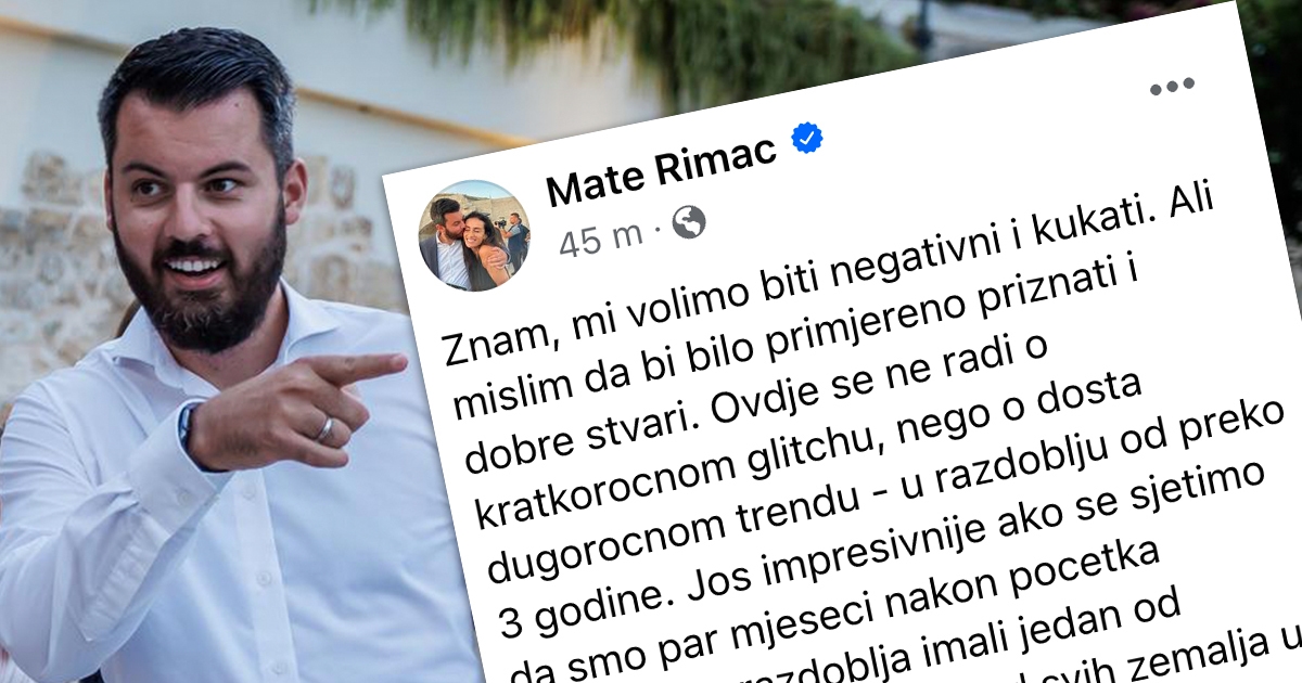 Rimac nahvalio hrvatsku ekonomiju. "Treba priznati dobre stvari, impresivno..."