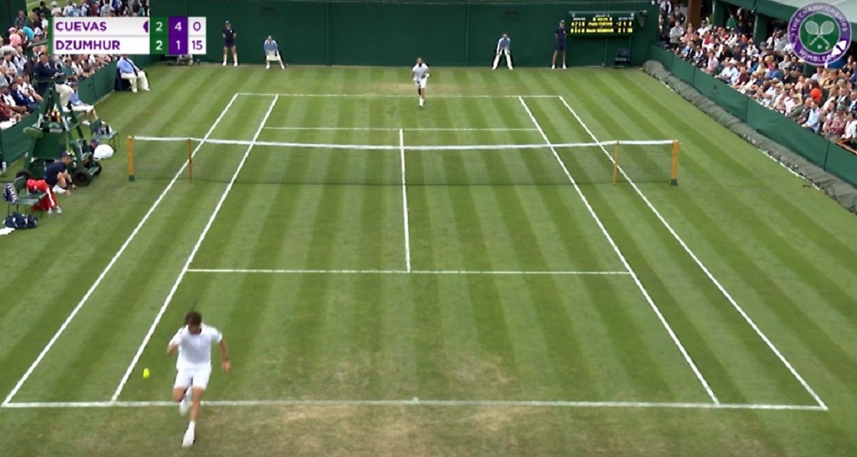 Urugvajac fenomenalnim potezom dotukao Džumhura na Wimbledonu