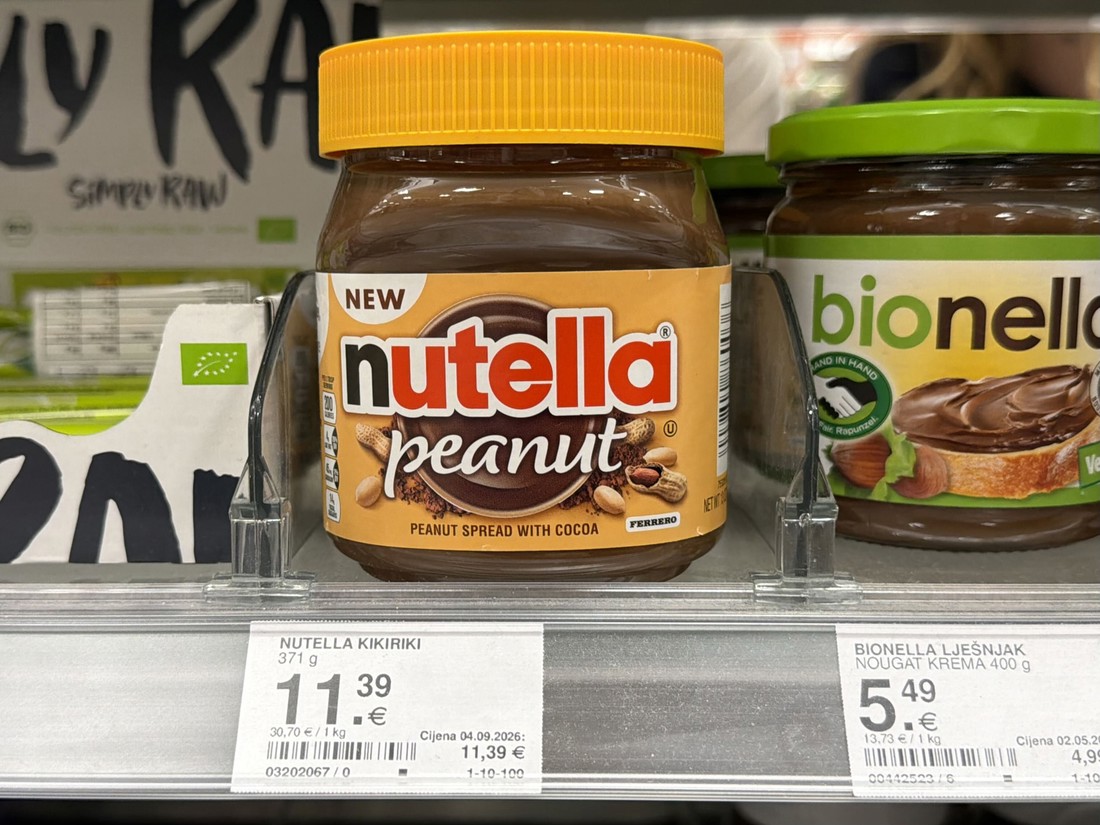Nova Nutella pojavila se kod nas, a reakcije su burne: "Cijena je užas"
