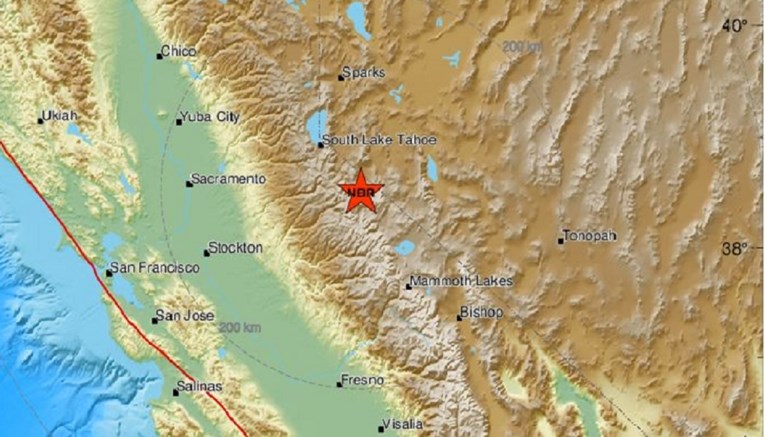Potres magnitude 5.9 pogodio sjevernu Kaliforniju