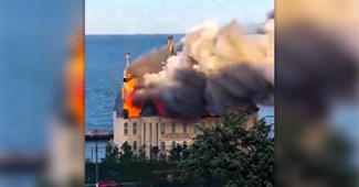 VIDEO Rusi napali Odesu, gori "dvorac Harryja Pottera". Ima dosta mrtvih i ranjenih