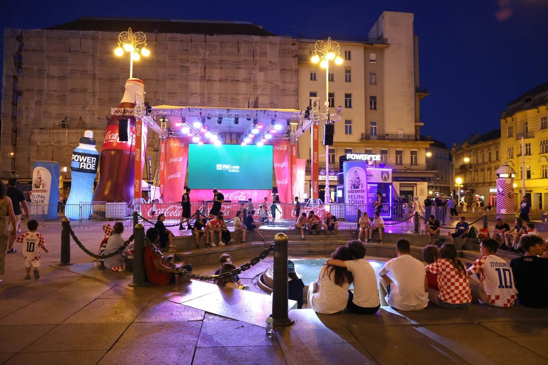 VIDEO Pogledajte atmosferu u centru Zagreba prije početka utakmice