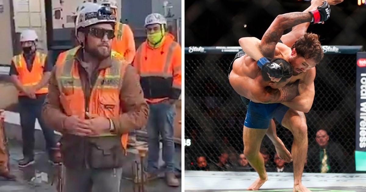 Šokirao favorita u UFC-u i vratio se poslu na gradilištu. Pogledajte doček