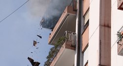 VIDEO Zapalio se stan u Beogradu. Djevojčica ostala zatočena na balkonu na 10. katu