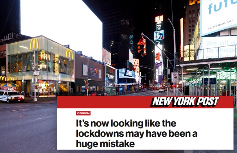 New York Post: Sad se čini da je lockdown bio ogromna pogreška