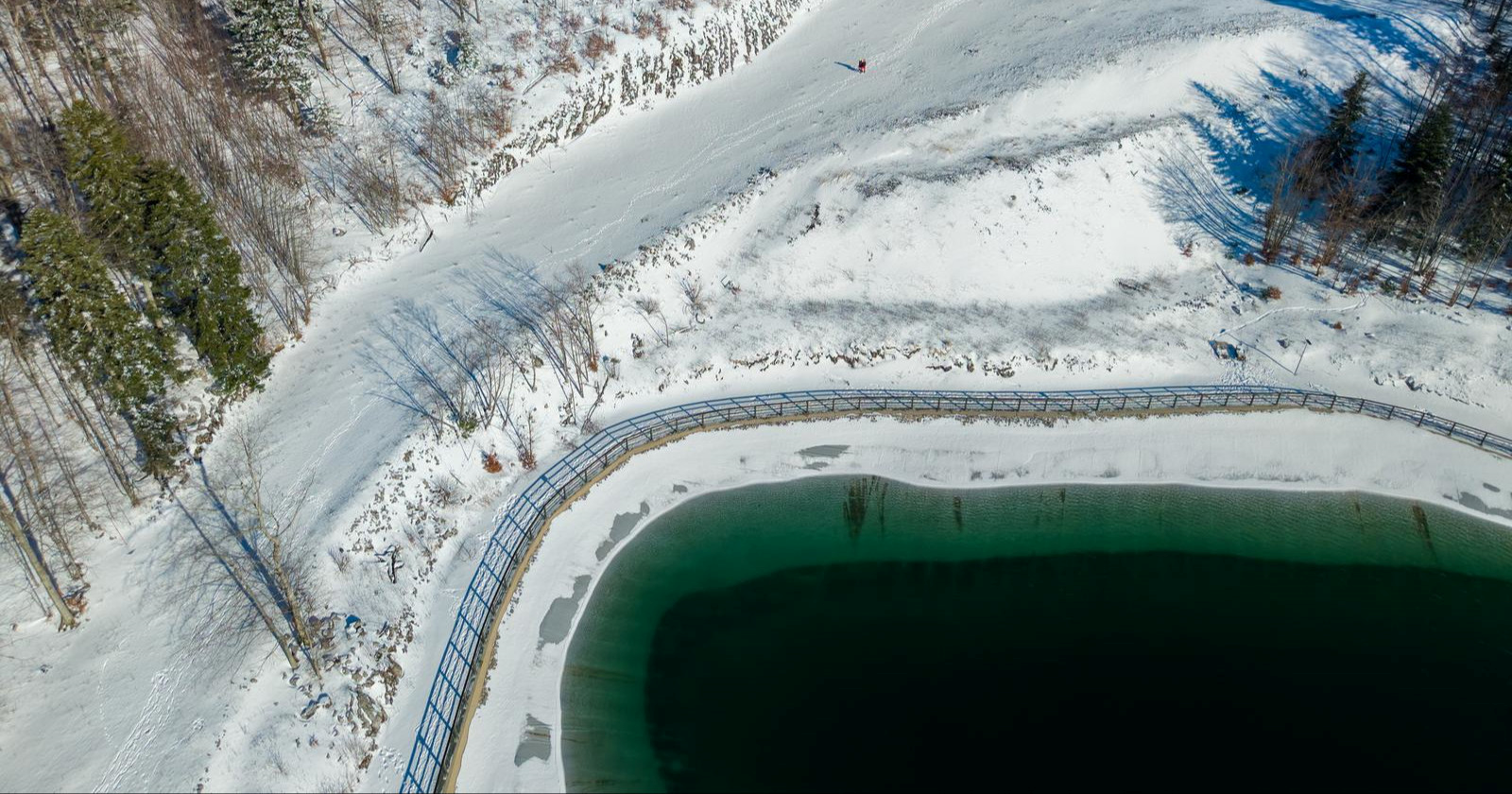 FOTO Zimski ugođaj na Platku: Pogledajte kako izgleda iz zraka
