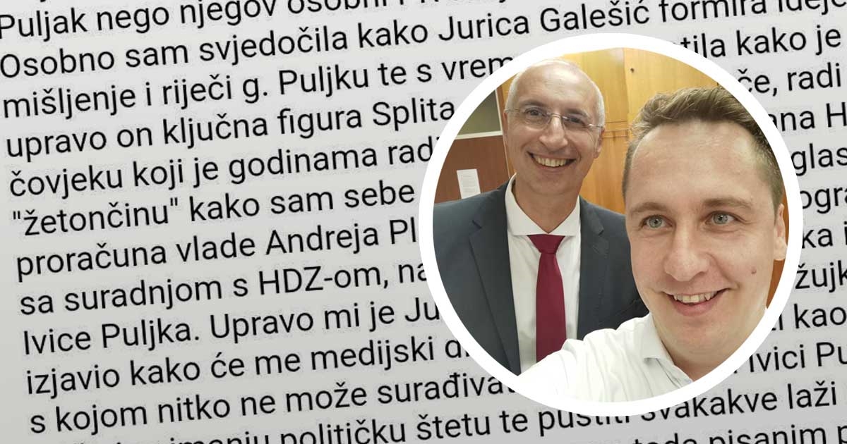 Puljkov savjetnik: Bio sam sretan kad je Puljak Maju Đerek uzeo za savjetnicu