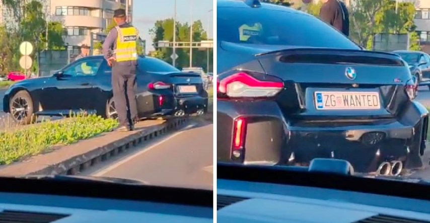 VIDEO Troje mladih BMW-om sletjelo s ceste u Zagrebu