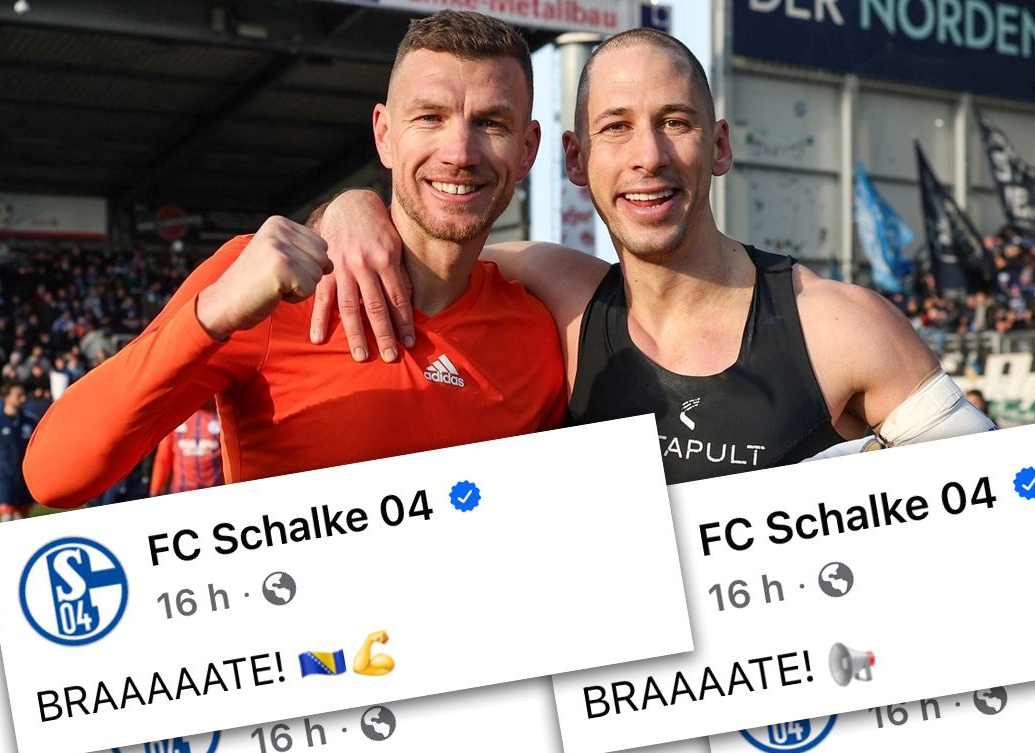 Nijemci pisali da "brate" iritira igrače Schalkea. Pogledajte službeni Fejs kluba