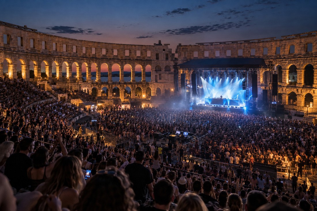 Za ovaj koncert u pulskoj Areni 95% karata kupljeno je izvan Hrvatske