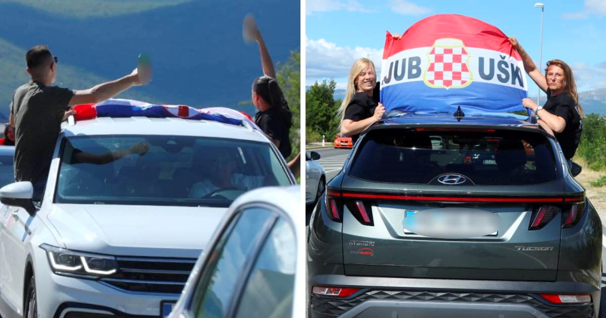 FOTO Sinj je pun, ali fanovi i dalje pristižu: Istaknule se djevojke iz Ljubuškog