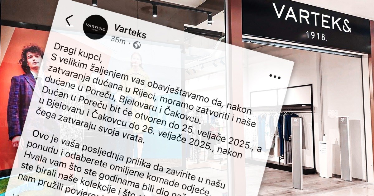 Varteks zatvara dućane u još tri grada