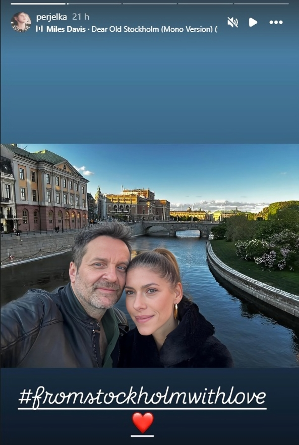 Jelena Perčin objavila fotografije s Antom Gelom, otputovali su u Švedsku