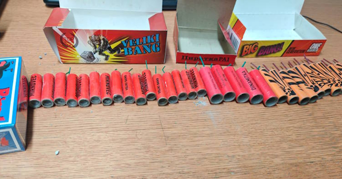 Kod maloljetnika u Zagrebu pronađene nedozvoljene petarde. Prijavljeni roditelji